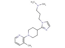 N,N-dimethyl-3-{2-[1-(3-methyl-2-pyridinyl)-4-piperidinyl]-1H-imidazol-1-yl}-1-propanamine