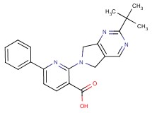 2-(2-tert-butyl-5,7-dihydro-6H-pyrrolo[3,4-d]pyrimidin-6-yl)-6-phenylnicotinic acid