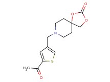 8-[(5-acetyl-3-thienyl)methyl]-1,3-dioxa-8-azaspiro[4.5]decan-2-one