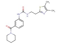 N-[2-(4,5-dimethyl-1,3-thiazol-2-yl)ethyl]-N'-[3-(piperidin-1-ylcarbonyl)phenyl]urea