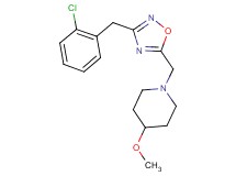 1-{[3-(2-chlorobenzyl)-1,2,4-oxadiazol-5-yl]methyl}-4-methoxypiperidine
