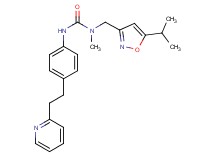 N-[(5-isopropylisoxazol-3-yl)methyl]-N-methyl-N'-[4-(2-pyridin-2-ylethyl)phenyl]urea