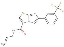 N-allyl-6-[3-(trifluoromethyl)phenyl]imidazo[2,1-b][1,3]thiazole-3-carboxamide