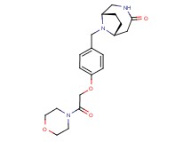 (1S*,6R*)-9-[4-(2-morpholin-4-yl-2-oxoethoxy)benzyl]-3,9-diazabicyclo[4.2.1]nonan-4-one