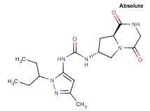 N-[(7R,8aS)-1,4-dioxooctahydropyrrolo[1,2-a]pyrazin-7-yl]-N'-[1-(1-ethylpropyl)-3-methyl-1H-pyrazol-5-yl]urea