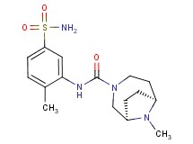 (1R*,6S*)-N-[5-(aminosulfonyl)-2-methylphenyl]-9-methyl-3,9-diazabicyclo[4.2.1]nonane-3-carboxamide