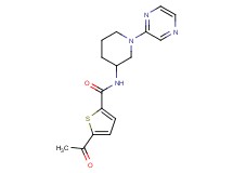 5-acetyl-N-(1-pyrazin-2-ylpiperidin-3-yl)thiophene-2-carboxamide