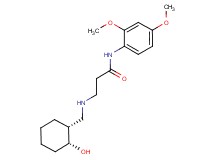 N-(2,4-dimethoxyphenyl)-3-({[(1R*,2R*)-2-hydroxycyclohexyl]methyl}amino)propanamide