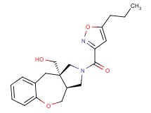 [(3aS*,10aS*)-2-[(5-propylisoxazol-3-yl)carbonyl]-2,3,3a,4-tetrahydro-1H-[1]benzoxepino[3,4-c]pyrrol-10a(10H)-yl]methanol