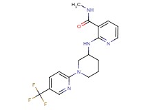 N-methyl-2-({1-[5-(trifluoromethyl)-2-pyridinyl]-3-piperidinyl}amino)nicotinamide