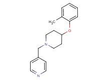 4-{[4-(2-methylphenoxy)-1-piperidinyl]methyl}pyridine