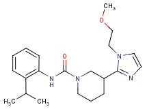 N-(2-isopropylphenyl)-3-[1-(2-methoxyethyl)-1H-imidazol-2-yl]-1-piperidinecarboxamide
