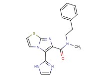 5-(1H-imidazol-2-yl)-N-methyl-N-(2-phenylethyl)imidazo[2,1-b][1,3]thiazole-6-carboxamide