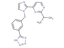 2-isopropyl-4-{1-[3-(1H-tetrazol-5-yl)benzyl]-1H-imidazol-2-yl}pyrimidine