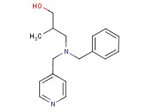 3-[benzyl(pyridin-4-ylmethyl)amino]-2-methylpropan-1-ol
