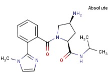 (4S)-4-amino-N-isopropyl-1-[2-(1-methyl-1H-imidazol-2-yl)benzoyl]-L-prolinamide
