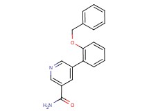 5-[2-(benzyloxy)phenyl]nicotinamide