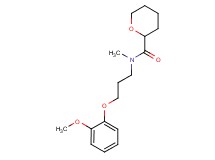 N-[3-(2-methoxyphenoxy)propyl]-N-methyltetrahydro-2H-pyran-2-carboxamide