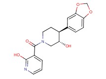 3-{[(3S*,4S*)-4-(1,3-benzodioxol-5-yl)-3-hydroxypiperidin-1-yl]carbonyl}pyridin-2-ol