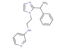N-{2-[2-(1-phenylethyl)-1H-imidazol-1-yl]ethyl}pyridin-3-amine
