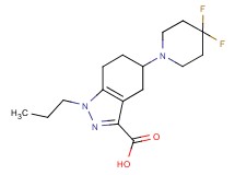 5-(4,4-difluoropiperidin-1-yl)-1-propyl-4,5,6,7-tetrahydro-1H-indazole-3-carboxylic acid