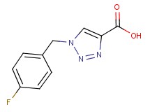 1-(4-fluorobenzyl)-1H-1,2,3-triazole-4-carboxylic acid