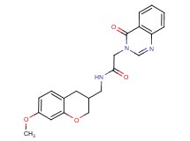 N-[(7-methoxy-3,4-dihydro-2H-chromen-3-yl)methyl]-2-(4-oxoquinazolin-3(4H)-yl)acetamide