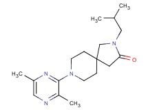 8-(3,6-dimethyl-2-pyrazinyl)-2-isobutyl-2,8-diazaspiro[4.5]decan-3-one