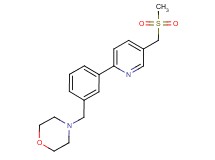 4-(3-{5-[(methylsulfonyl)methyl]pyridin-2-yl}benzyl)morpholine