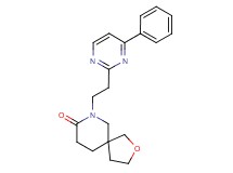 7-[2-(4-phenylpyrimidin-2-yl)ethyl]-2-oxa-7-azaspiro[4.5]decan-8-one