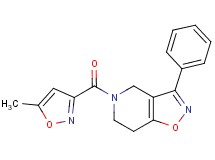 5-[(5-methyl-3-isoxazolyl)carbonyl]-3-phenyl-4,5,6,7-tetrahydroisoxazolo[4,5-c]pyridine