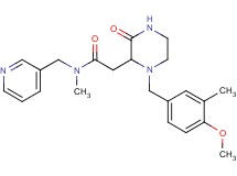 2-[1-(4-methoxy-3-methylbenzyl)-3-oxo-2-piperazinyl]-N-methyl-N-(3-pyridinylmethyl)acetamide