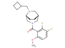 (1R*,5R*)-6-(cyclobutylmethyl)-3-(2,3-difluoro-6-methoxybenzoyl)-3,6-diazabicyclo[3.2.2]nonane
