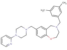 4-(3,5-dimethylbenzyl)-7-{[4-(2-pyridinyl)-1-piperazinyl]methyl}-2,3,4,5-tetrahydro-1,4-benzoxazepine