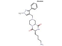 (3S,9aR)-3-(4-aminobutyl)-8-[(1-methyl-3-phenyl-1H-pyrazol-4-yl)methyl]tetrahydro-2H-pyrazino[1,2-a]pyrazine-1,4(3H,6H)-dione