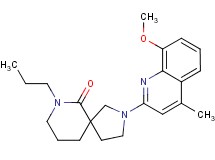 2-(8-methoxy-4-methylquinolin-2-yl)-7-propyl-2,7-diazaspiro[4.5]decan-6-one