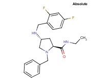(4R)-1-benzyl-4-[(2,4-difluorobenzyl)amino]-N-ethyl-L-prolinamide