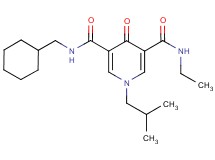 N-(cyclohexylmethyl)-N'-ethyl-1-isobutyl-4-oxo-1,4-dihydro-3,5-pyridinedicarboxamide
