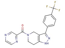 5-(2-pyrazinylcarbonyl)-3-[4-(trifluoromethyl)phenyl]-4,5,6,7-tetrahydro-1H-pyrazolo[4,3-c]pyridine
