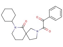 7-cyclohexyl-2-[oxo(phenyl)acetyl]-2,7-diazaspiro[4.5]decan-6-one