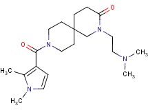 2-[2-(dimethylamino)ethyl]-9-[(1,2-dimethyl-1H-pyrrol-3-yl)carbonyl]-2,9-diazaspiro[5.5]undecan-3-one