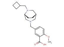 5-{[(1S*,5R*)-6-(cyclobutylmethyl)-3,6-diazabicyclo[3.2.2]non-3-yl]methyl}-2-methoxybenzoic acid