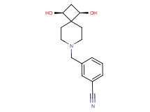 3-{[(1R*,3S*)-1,3-dihydroxy-7-azaspiro[3.5]non-7-yl]methyl}benzonitrile