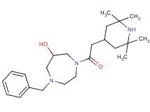 1-benzyl-4-[(2,2,6,6-tetramethyl-4-piperidinyl)acetyl]-1,4-diazepan-6-ol