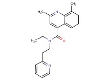 N-ethyl-2,8-dimethyl-N-(2-pyridin-2-ylethyl)quinoline-4-carboxamide