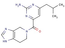4-isobutyl-6-(1,4,6,7-tetrahydro-5H-imidazo[4,5-c]pyridin-5-ylcarbonyl)pyrimidin-2-amine
