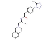 N-[2-(3,4-dihydroisoquinolin-2(1H)-yl)-1-methylethyl]-2-[4-(5-methyl-1H-tetrazol-1-yl)phenyl]acetamide