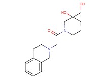 1-(3,4-dihydro-2(1H)-isoquinolinylacetyl)-3-(hydroxymethyl)-3-piperidinol