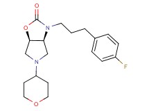 (3aS*,6aR*)-3-[3-(4-fluorophenyl)propyl]-5-(tetrahydro-2H-pyran-4-yl)hexahydro-2H-pyrrolo[3,4-d][1,3]oxazol-2-one