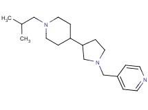 4-{[3-(1-isobutyl-4-piperidinyl)-1-pyrrolidinyl]methyl}pyridine